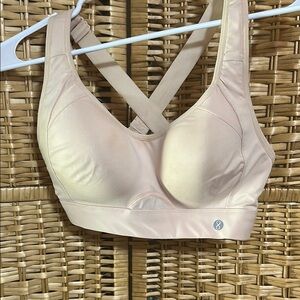 Women's Cream Sports Bra